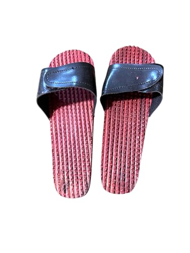Wooden Acupressure Slippers for Men & Women 10.5 Inches Handcrafted Reflexology Sandals with Anti-Slip Grip and Therapeutic Design