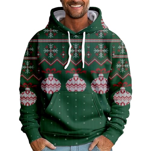 Weihnachtspullover Herren Ugly Christmas Sweater Lustige Weihnachten...