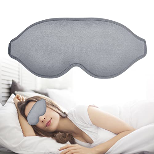 2022 Masque de Nuit pour Femmes et Hommes, Masque de Sommeil 3D Anti-lumière Douce Cache Yeux pour Dormir Soie Bandeau Yeux Sommeil Confortable Cache Oeil pour Dormir Bande Réglable pour Yoga Voyage Cover