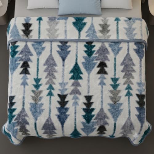 Image of ABRAZO Dreamy Wrap Mink Blanket for Double Bed | 570 GSM 3 Kg Single Ply | Ultra Soft Warm Blanket for Winter & AC Room | Quilt /Comforter /Dohar | 220 x 240 Cm