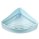 Ceramic Corner Litter Box for Small Pets, Tip-Proof, Chew-Resistant, Perfect for Hamster, Guinea Pig, Sugar Glider, Hedgehog, Syrian Hamster, Chinchilla, Gerbil, and Ferret (Blue)