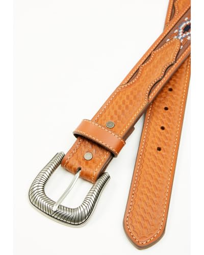 Cody James Men's Chesny Cross-Stitched Western Belt - CJASP25BT8-BN 382