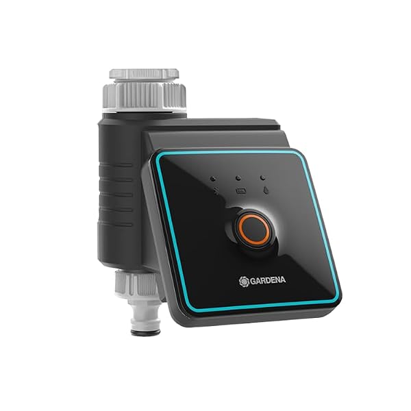 Gardena Bluetooth Smart Water Control Timer, Black, Digital Faucet Irrigation Controller by Gardena - Used condition - US$62.18