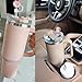 6pcs Silicone Straw Covers Cap for Stanley Cup Cute Reusable Pink Straw Toppers 10mm 0.4inch Compatible for Stanley 30 & 40 Oz Tumblers