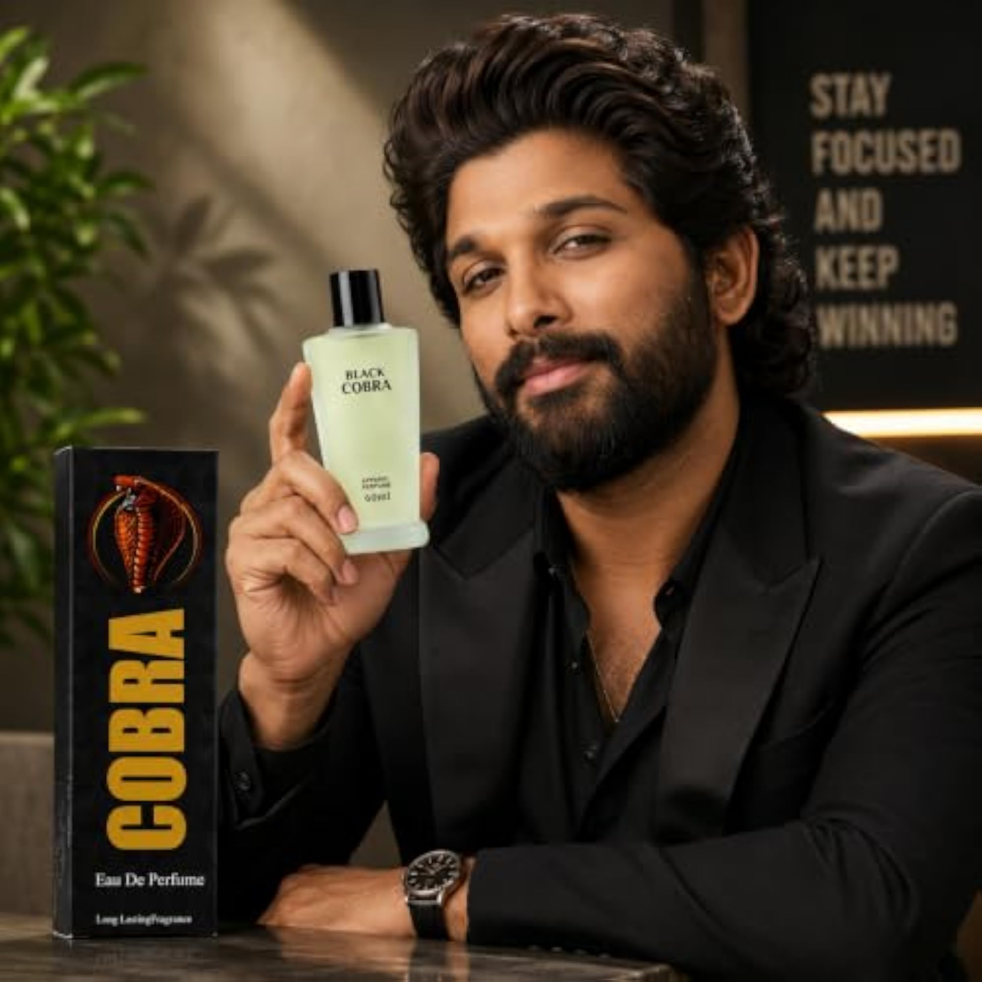 BLACK COBRA Eau De Parfum for Men, Long Lasting Fragrance