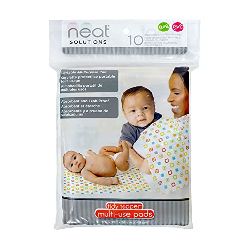 Neat Solutions Neat-Ware Tidy Topperâ„¢ Multi-Use Disposable Pads, 19" x 15", 10 Count
