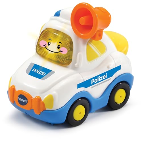 VTech Tut Tut Bolides pour bébé Police Voiture Jouet avec Musique Bouton Lumineux Phrases et Sons passionnants pour Enfants de 1 à - vue 2