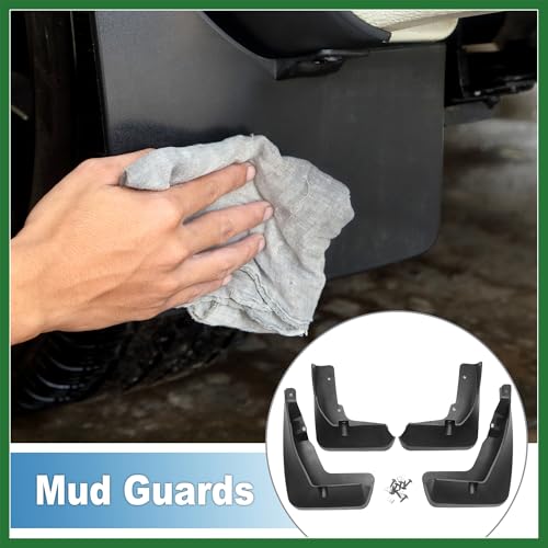 Image of Motoforti Mud Flap Splash Guard with Mount Accessories Front & Rear Side Mud Guard for Acura RDX 2019-2023 (Set of 4) Long-lasting