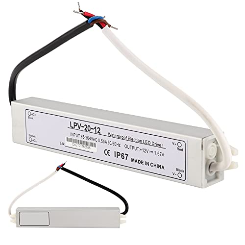 Switch transformer LPV-20-12 étanche avec boîtier aluminium durable