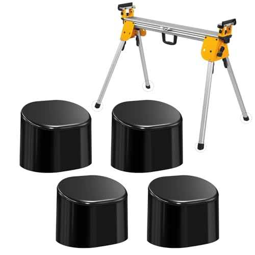 YIBEICO Upgraded Version Table Saw Stand Foot Pad, Replacement Leg Feet for Dewalt DWX723 DWX724 DWX725 Series Miter Saw Stand