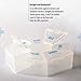 Deke Home - Medicine Pill Organizer with Braille Labeling, 7 Day Pill Box, Clear Lids, Weekly Pill Organizers, Daily Pill Organizer for Medication Management, Compact, Easy Viewing