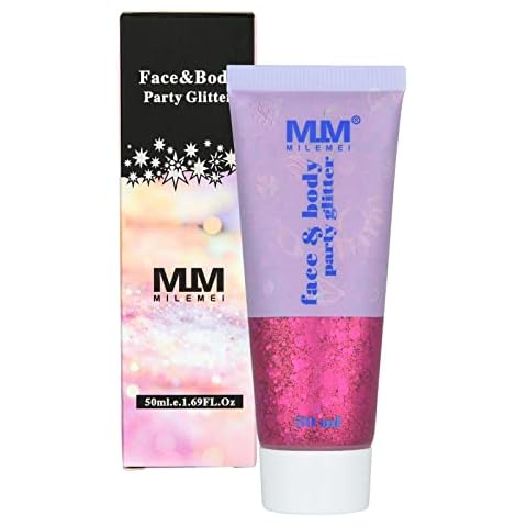 Glitzer Gesicht,Make up Set 50 ml Glitzer Cover