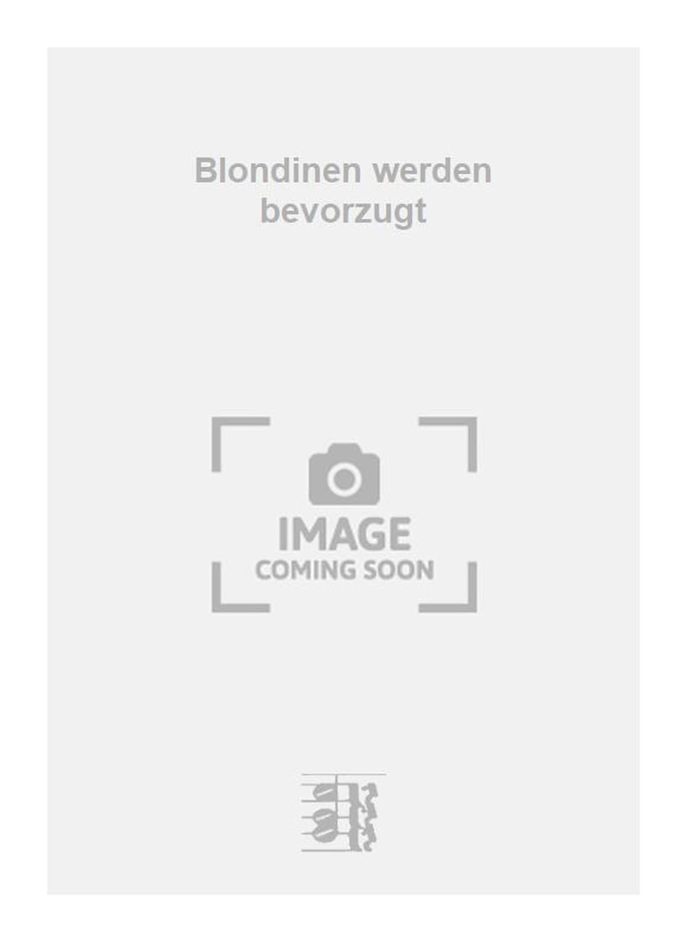Blondinen werden bevorzugt. Vocal And Piano.