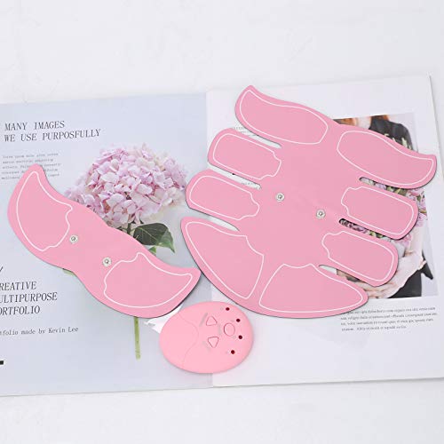 Shoze-Abdominal-Body-Training-Pad-Set-Abdominal-Muscle-Toner-Muscle-Toning-Belt-Home-Gym-Belt-for-Men-Women-Work-Out-Power-Fitness-ABS-Abdominal-Trainer