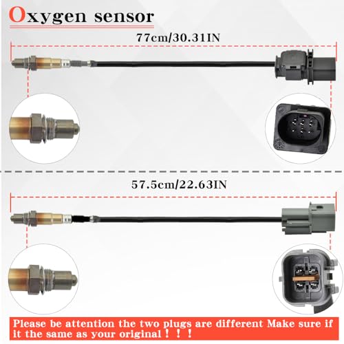 2Pcs 234-5055 Upstream + 234-4568 Downstream Oxygen O2 Sensor 1.6L Compatible with 2012-2018 Kia Soul, 2012-2018 Kia Rio, 2012-2017 Hyundai Veloster, 2012-2017 Hyundai Accent by CNPAPC - Used condition - Image 4