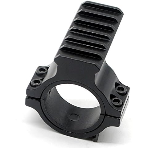 Scope Barrel Mount 25.4mm & 30mm Ring Adapter with 20mm Weaver Picatinny Rail Cover