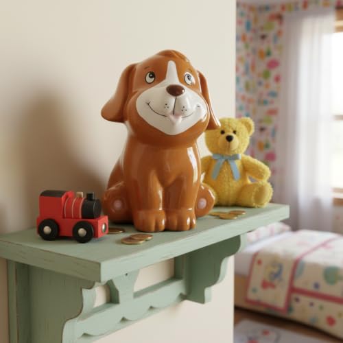 Tirelire en céramique pour chien decorative en format compact - 3
