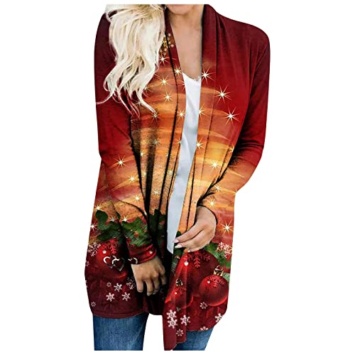 Womens Long Sleeve Cardigans Lightweight Ribbed Neckline Soft Knit Cardigan Sweater With Buttons Open Back (A, Xxl) #TOP20