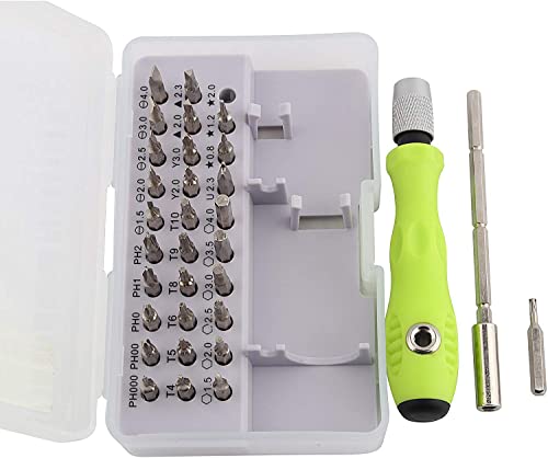 Image of 32 In1 Multi-Bit Screwdriver Precision Set For Mobile Laptop PC Repair Tool Kit - AT-32PCSCREW-nw