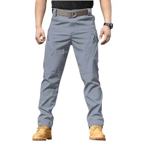 Image of Shasmi Black Mens Durable Comfy, Solid Color, Drawstring Waist, Casual Style, Breathable Fabric, Outdoor, Utility Multi-Pocket Design Cargo Trousers Pants for Men (MCargo 152)