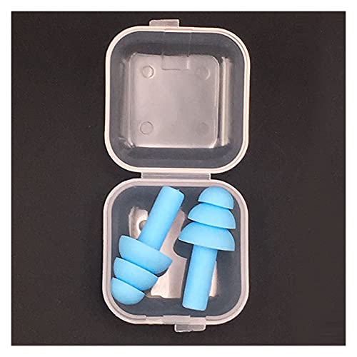 Tapones Oidos Ruido Dormir Tapones de orejas de silicona suave Aislamiento de sonido Protección de oídos Earplacks anti ruido Ronquido Tapones for dormir for Reducción de ruido de viaje Tapones Oidos