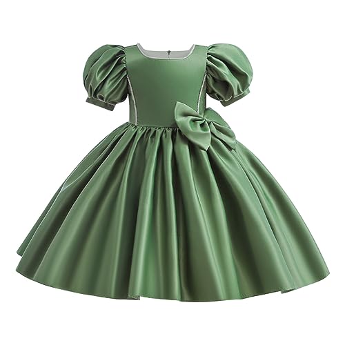 Vestido de princesa para niñas de gala con acabados de perlas de alta calidad