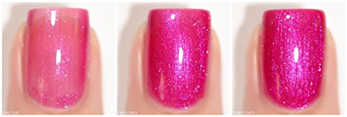 Image of ILNP Pucker Up - Vibrant Pink Shimmer Nail Polish
