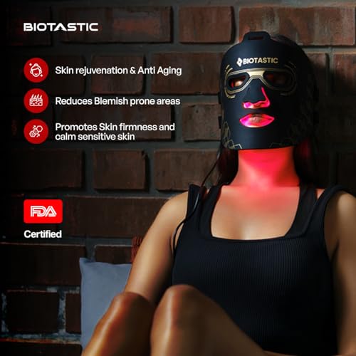 Image of Red Light Therapy Mask with Premium LED Technology - Multi-Light Mode Face Mask for Gentle Facial Wellness, Skin Balance & Self-Care Routine | Comfortable & Reusable Design