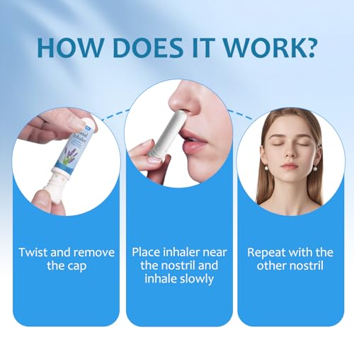 Image of PUFFIAIR Lavender Nasal Sticks (3 Pack) 丨Pure Lavender & Chamomile Extract丨Help Sleep, Promote Calm & Stuffy Noses Support Craving Relief for Smokers