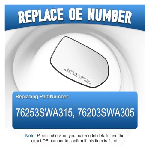 Remplacer vitre rétroviseur cassée pour CRV 2007-2011 version US - 4