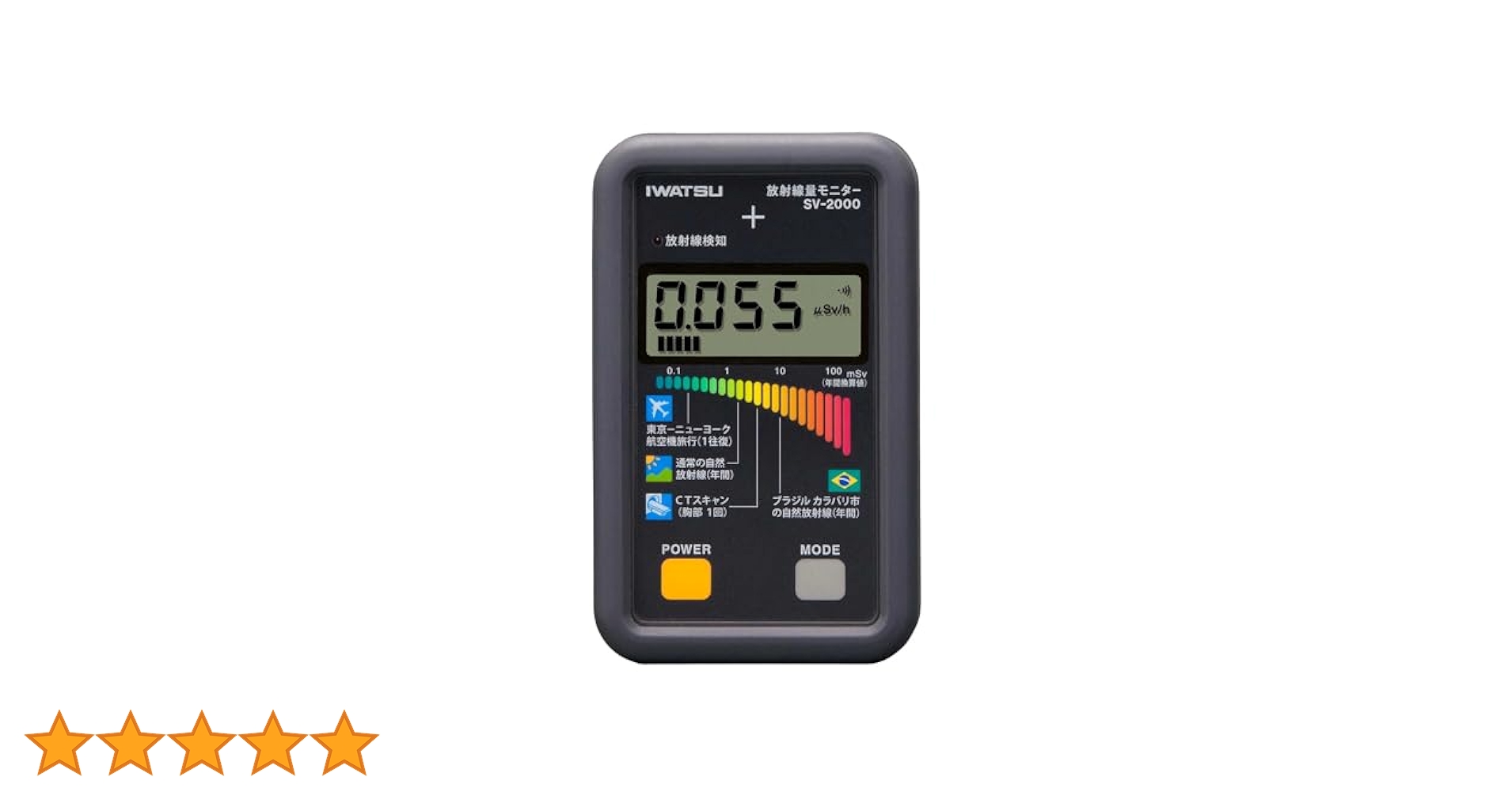 ガイガーカウンターIWATSU放射線量モニター除染モデル Amazon | 岩崎通信機 (IWATSU) 放射線量モニター 除染モデル 測定範囲