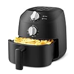 Midea Friggitrice Ad Aria 2 Litri, 1150 W, 12 Funzioni Pre-impostate di cottura,Air Fryer senza Olio, Capacità 1-2 Persone, senza BPA, Regolazione della Temperatura e Del Tempo, Nero