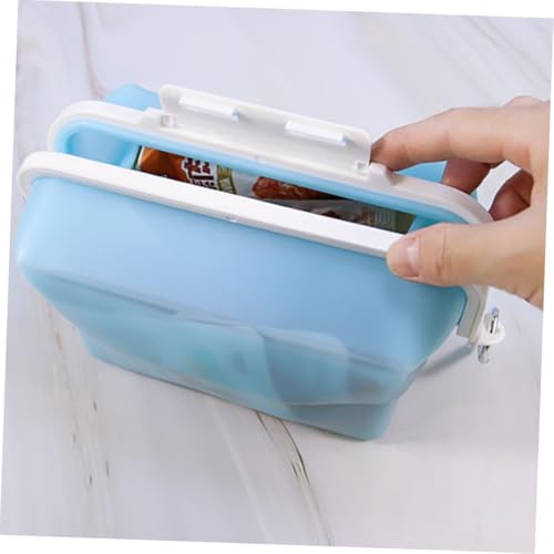 SWETRACE シリコン製折りたたみ式保?袋 大容量密封食品保存容器 省スペース設計 冷蔵庫対応 持ち運び便利