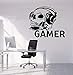 Olivialulu Gamer Vinilo para la sala Sala de juego Ps3 Ps4 Pegatinas de arte para la puerta Decoración de la casa Pegatina Vinilo Mural Gamer Dormitorio C63