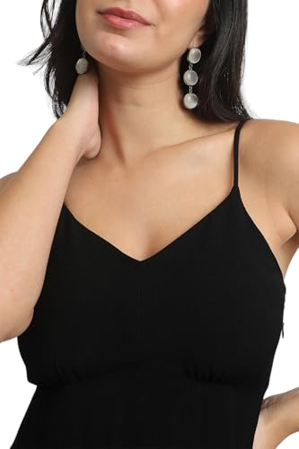 Image of Forever 21 Women Solid Fitted Knee Length Dress