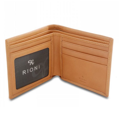 Signature Brown Men's Wallet w/Screen by Rioni Designer Handbags & Luggage2