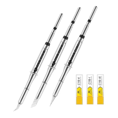 Image of OSS C115 Series Soldering Iron Tips Cartridges Head for NT115-A Nano Handle for NASE-C CD-2SD / CD-2SHE T36 Station