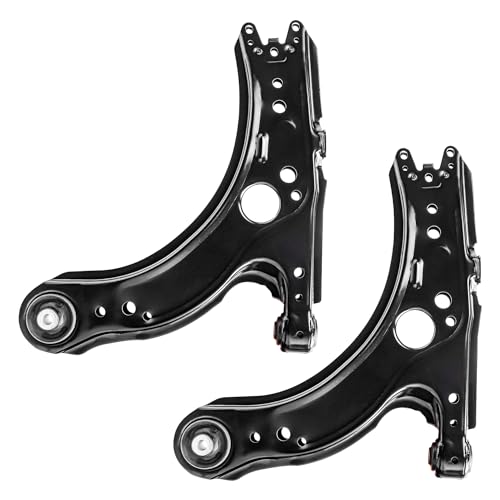 Detroit Axle - Pair Front Lower Control Arms for Volkswagen 1999-2006 Jetta Golf 1998-2010 Beetle 2007-2009 Jetta City 2 Lower Control Arms Assembly Replacement
