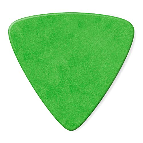 Jim Dunlop 431p.88 Tortex Triangle reproductor (Pack de 6), color verde, tamaño mediano