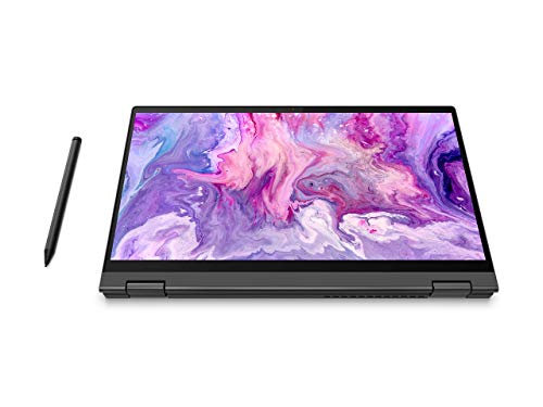 Image of Lenovo IdeaPad Flex 5 14-inch FHD Convertible, AMD Ryzen 3 4300U, 4GB RAM, 128GB SSD, Graphite Grey, Windows 10S, 81X2000HUS (Renewed)