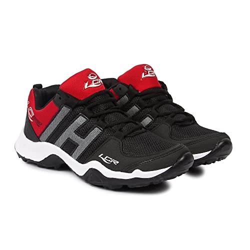 Lancer Mens INDUS-215 Black RED Running Shoe - 10 UK (INDUS-215BLK-RED-10) (B08JMCKZH2) Amazon Price History, Amazon Price Tracker