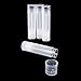 Super Z Outlet Clear Empty 3/16 Oz (5.5ml) Plastic Container Twist Tubes for Homemade Lip Balms, Cosmetic Gifts (Pack Of 12)