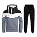 Asija Trainingsanzug Herren Jogginganzug für Männer Freizeitanzug Sportanzug Set Jogginghose Langarm Sweatshirt Oberteile Hose für Gym Fitness Sportbekleidung Trainingsjacke Tracksuit Sportjacke
