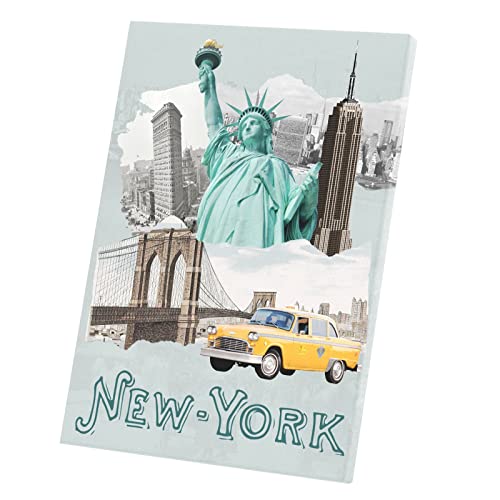 Collage New York sur tableau décoratif grand format pour sublimer les murs des passionnés d'USA