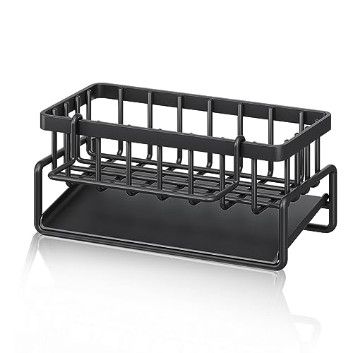 La mejor selección de Accesorios para tarja - 5 favoritos. 44 Soporte de Esponja y Jabón Gran Capacidad, Organizador Escurridor para Fregadero de Cocina y Baño, Estante de Trapo, Estante de Almacenamiento de Líquido para Lavar Platos y...