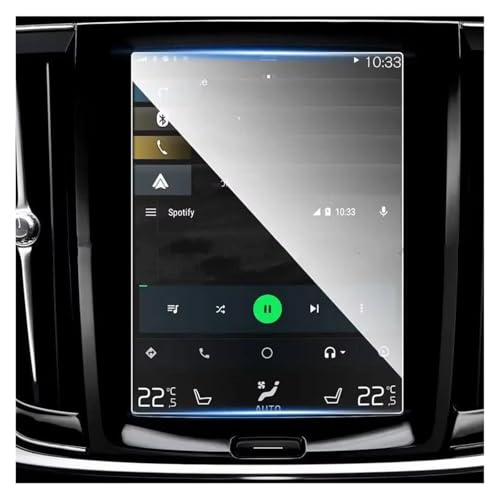 Verre trempé pour Volvo C40 2022-2023 - Protection écran de navigation 8,7 pouces