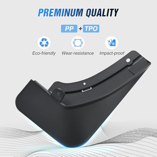 Image of Nilight Mud Flaps Splash Guards for Hyundai Santa Fe 2024 2025 2026 | No Drilling Precision Fit Exterior Accessories Heavy-Duty Splash Guards Protection, Front & Rear Set