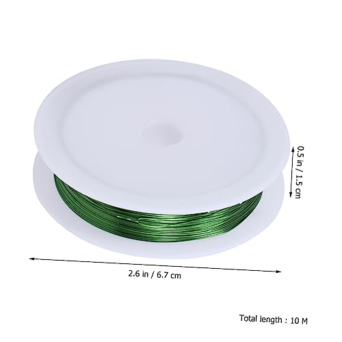 Alambre de hierro de 0.4 mm para bricolaje, rollo de 10 m para proyectos de jardinería, alambre metálico flexible para artesanías florales y decoración del hogar miniatura 5