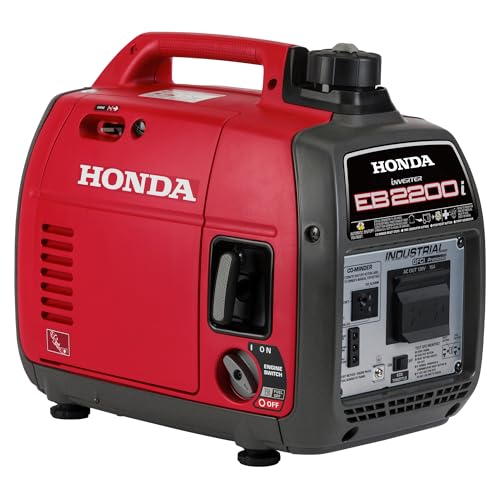 Honda EB2200i 2200 Watt Inverter Generator, Super Quiet 120V Gas Powered OSHA-Compliant Outdoor...