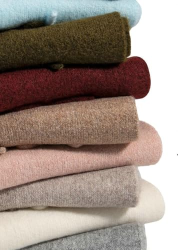 Winter Scarfs for Women Rich Solid Colors Chunky Knitted Scarf with Bow Fashion Warm Pashmina Shawl Wraps Scarves4